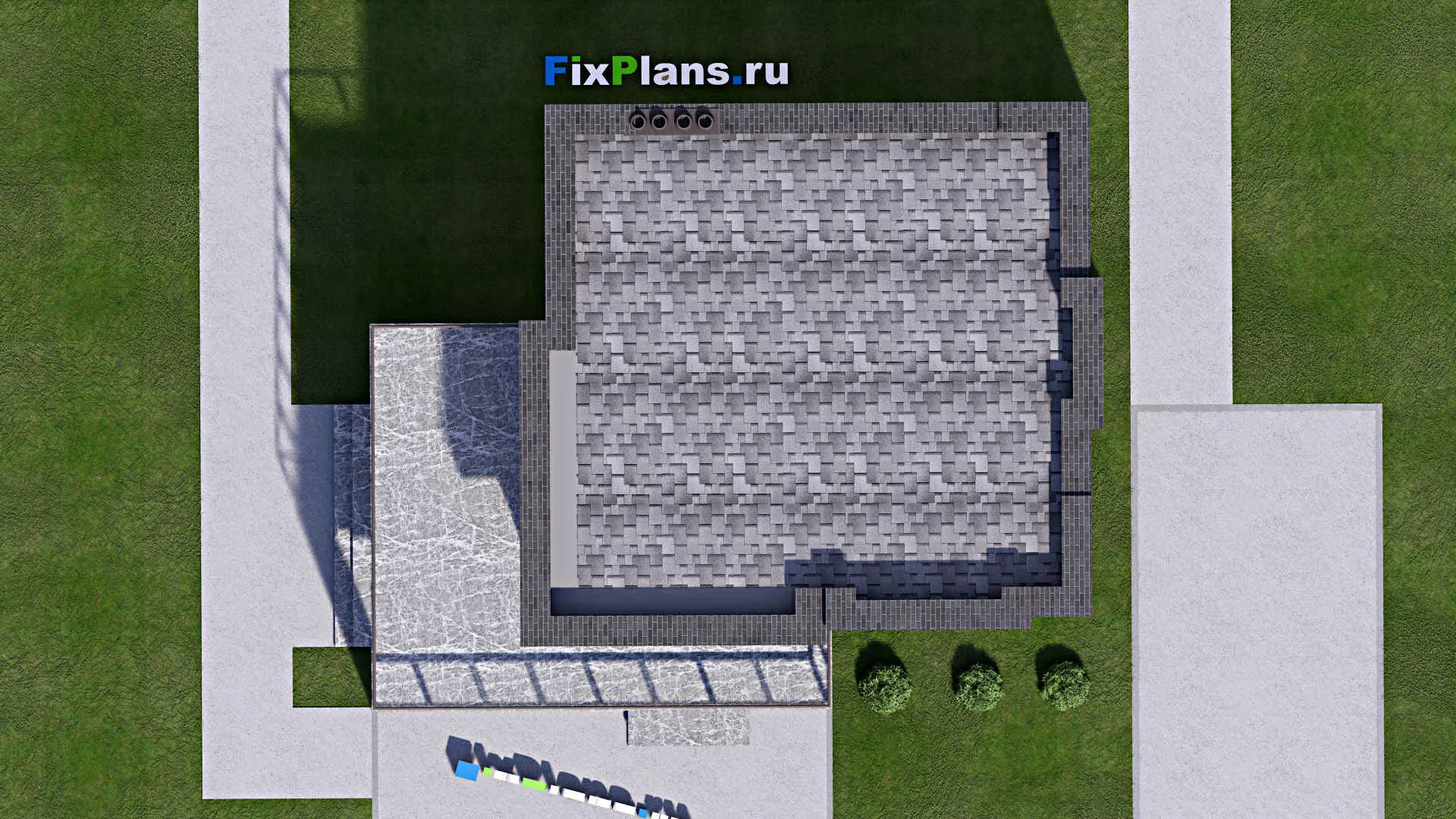 F-16154 - Проект двухэтажного дома 10 на 13, площадью 160 м² с террасой, балконом и 2 спальнями